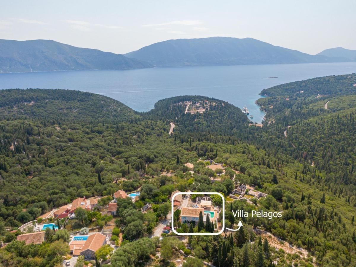 Villa Pelagos Tselendáta エクステリア 写真